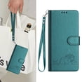 thumbnail image 4 of iPhone 14 Case ,Cat PU Leather Crossbody Lanyard Strap RFID Magnetic Wallet Compatible with iPhone 14 Cover, 4 of 5