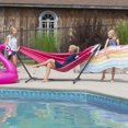 thumbnail image 2 of Vivere Polyester Double Hammock with Stand and Carry Bag, 2 of 2