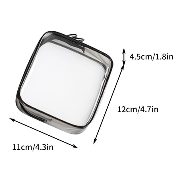 Birdeem Trousse de Maquillage Transparente en Pvc Sac de Rangement de Voyage Multifonctionnel