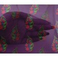 thumbnail image 4 of oneOone Viscose Chiffon Fabric Leaves & Floral Block Fabric Prints By Yard 42 Inch Wide, 4 of 4