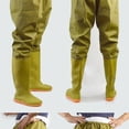 thumbnail image 1 of Bootfoot Wader,Fishing Wader Wearproof Water Wader Pants Waterproof Wader Pants Exquisite Design, 1 of 5