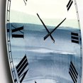 thumbnail image 2 of Designart 'Mint Indigo Dawn I' Farmhouse wall clock, 2 of 4