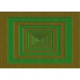thumbnail image 1 of Ahgly Company Machine Washable Indoor Rectangle Transitional Dark Lime Green Area Rugs, 2' x 4', 1 of 7