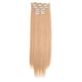 thumbnail image 3 of RKSTN Perruques Cheveux Humains Mode Cheveux Longs Extensions de Cheveux à Clip Perruque Lisse Complète Perruques Sans Colle, 3 of 4