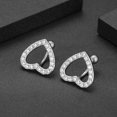 thumbnail image 3 of SNNROO 14G Belly Button Ring Heart Navel Rings Belly Button Piercing Hypoallergenic, 3 of 8