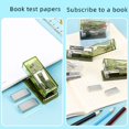thumbnail image 2 of Transparent Mini Stapler Set Stapler Student Stationery Data Collation Stapler, 2 of 4