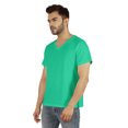 thumbnail image 2 of Inkmeso T-Shirt de Base à Col en V pour Homme, Manches Courtes, Uni, Coupe Régulière, en Coton, 2 of 7