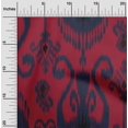 thumbnail image 1 of oneOone Viscose Jersey Fabric Ethnic Ikat Print Fabric BTY 60 Inch Wide, 1 of 5