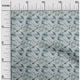 thumbnail image 2 of oneOone Polyester Spandex Teal Green Fabric Texture Sewing Material Print Fabric By The Yard 56 Inch Wide, 2 of 4