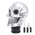thumbnail image 2 of Skull Gear  Head Resin Shifter Knob Car Transmission Shifting Stick Handle For Most Manual Vehicles, 2 of 8