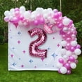 thumbnail image 4 of Mefallenssiah Summer Party Hawaii Palm Tree Party Pineapple Film Balloons Decoration Set 16'', 4 of 5