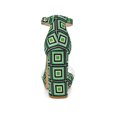 thumbnail image 2 of BLISSFUL STEP Women's Printed Clear Platform Block Heels Sandals Green 10, 2 of 7