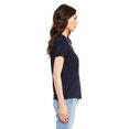 thumbnail image 3 of Bella Canvas 6400 - Relaxed Short Sleeve Jersey T-Shirt, M, Solid Navy Triblend, 3 of 3