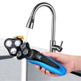 thumbnail image 4 of ECKYADAM Rasoir Flottant Multifonction pour Barbe, Rechargeable, Rasage Rotatif, 4 of 9