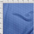 thumbnail image 3 of oneOone Velvet Medium Blue Fabric Floral Craft Projects Decor Fabric Printed By The Yard 58 Inch Wide, 3 of 4