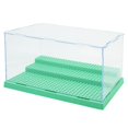 thumbnail image 1 of 3 Steps Display Case Acrylic Box Dustproof Display Case For Blocks Plastic Display Box, 1 of 3