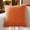 Orange, variant on Corduroy Leaf Print Throw Pillow Insert Set 18x18 Inch Soft Decorative Cushion for Couch Living Room
