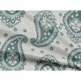 thumbnail image 4 of oneOone Rayon Mint Fabric Paisleys Sewing Craft Projects Fabric Prints By Yard 56 Inch Wide, 4 of 5
