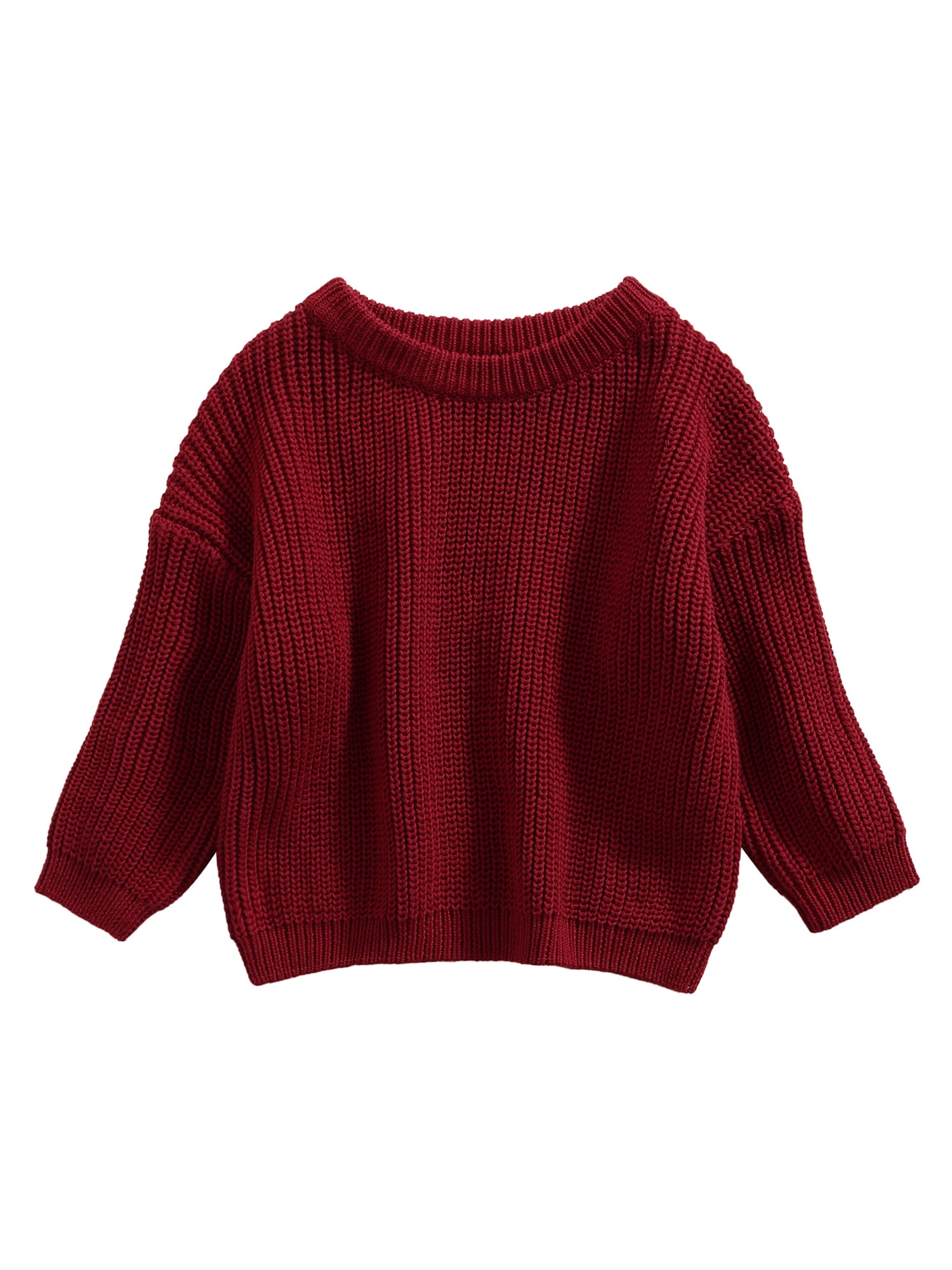 xiaxaixu Toddler Baby Sweaters, Winter Warm Long Sleeve Candy Color Pullovers