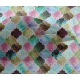 thumbnail image 4 of oneOone Viscose Chiffon Fabric Textured Moroccan Geometric Fabric Prints by Yard 42 Inch Wide, 4 of 4