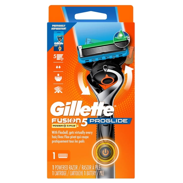 Gillette Fusion5 ProGlide Power Shaving Razor for Men, 1 Power