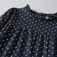 thumbnail image 4 of Ovzne Robes d'Été pour Femmes Robe d'Été pour Femmes à Manches Longues Ample Imprimée Robe à Pois Robe de Printemps à Manches Longues Imprimée Liquidation, 4 of 7