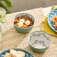thumbnail image 1 of Better Homes & Gardens Bamboo Melamine Flower Dip Bowl 4.65 Inch 2Pc, 1 of 6