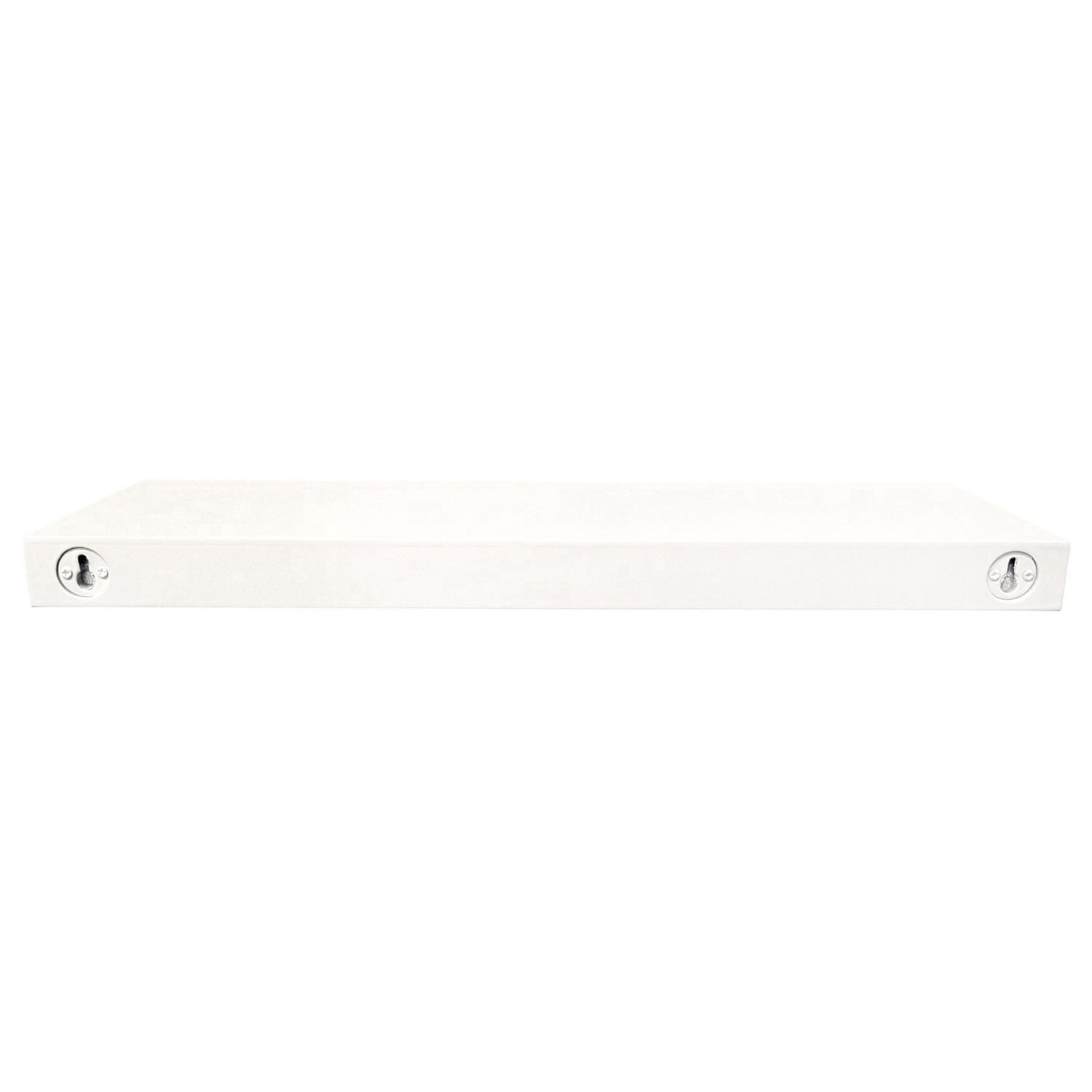 Hometrends 18 inch White  Floating Shelves - 2 PC Set