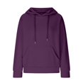 thumbnail image 4 of IMENGL Hoodies trendy knit drawstring pullover, Blue 2XL, Size M-3XL, 4 of 7