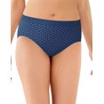 thumbnail image 1 of Bali Womens One Smooth U All-Around Smoothing Hi-Cut Panty, 8, Seabottom/Orchid, 1 of 1