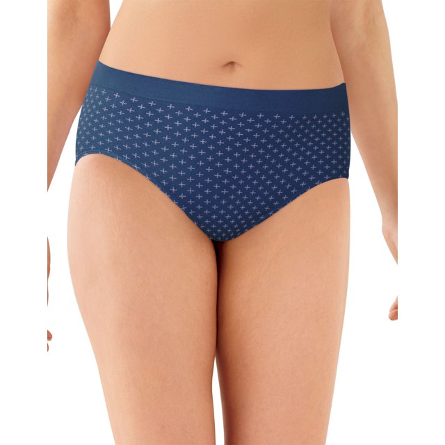 Bali Womens One Smooth U All-Around Smoothing Hi-Cut Panty, 8, Seabottom/Orchid