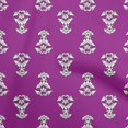 thumbnail image 1 of oneOone Rayon Purple Fabric Block Fabric For Sewing Printed Craft Fabric By The Yard 56 Inch Wide-OG, 1 of 5