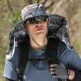 thumbnail image 4 of Decodeary Stay Protected And Cool Solar Power Fan Summer Hat Solar Usb Charging Hat Summer Light grey, 4 of 6