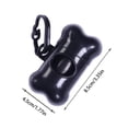 thumbnail image 2 of Bone Shape Pet Pick Up Poop Bag Dispenser Portable Dog Poop Waste Bag Holder Outdoor Garbage Bags Organizers, 2 of 2