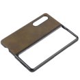 thumbnail image 1 of Phone Leather Case, Anti Scratch Full Body Protection Anti Fall Leather Hard Case Shockproof  For  Z Fold 3 Black,Red,Blue,Military Green,Brown, 1 of 8