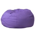 thumbnail image 1 of Oversized Solid Purple Bean Bag Chair, 1 of 9