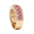 thumbnail image 2 of 1 1/2ct Pink Sapphire & Diamond Wedding Ring 14K Rose Gold, 2 of 4