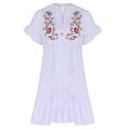 thumbnail image 4 of EQWLJWE Robes pour Femmes Robes pour Femmes 2023 Mode Féminine Été Floral Décontracté Ample Imprimé Couleur Débardeur Jupe Robe, 4 of 8