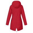 thumbnail image 4 of CEHVOM Manteau Décontracté Uni pour Femme, Extérieur, Grande Taille, à Capuche, Coupe-Vent, Ample, 4 of 4