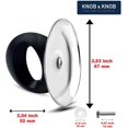 thumbnail image 3 of Universal Pot Lid Replacement Knobs Pan Lid Holding Handles (2 pack), 3 of 6