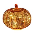 thumbnail image 2 of IBaodan Glass Pumpkin Light Discount Clearance Pumpkin Glass Lights Halloween Pumpkin Decorations for Halloween Spooky Party Haunted House Fall Home Decorations, 2 of 6