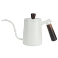 thumbnail image 3 of Coffee Pot, Coffee Kettle, Long Gooseneck  Comfortable Handle For Drip Coffee Enthusiasts Cafe Home White 700ml, 3 of 8