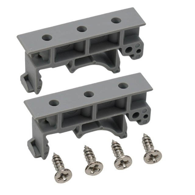 EIGTHTAIL 1 Ensemble PCB DIN pour Adaptateur Rail C45 Support PCB Clips Support 35mm
