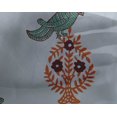 thumbnail image 4 of oneOone Georgette Viscose Fabric Leaves|Bird & Floral Block Decor Fabric Printed BTY 42 Inch Wide, 4 of 4