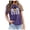 Purple, variant on LUOGENLI Female T-shirts for Womens Women's Theme Short Sleeve T Shirt Spellbinding Witchy Style Vintage T-shirts for Women Graphic Tee Summer Clothes Brown XL