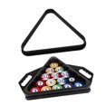thumbnail image 4 of Lipstore Support de Billes Triangle pour Débutants Cadre Triangle pour Maison Snooker Intérieur Noir, 4 of 8