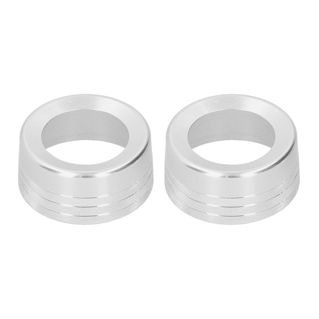 Ac Control Knob Cover Air Condition Knob Trim 2pcs Aluminium Alloy Air Conditioning Switch Knob Trim Fit For 2014-2018