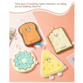 thumbnail image 4 of Korean Cute Cartoon Hand Towel Hanging Bread Cheese Donut Kitchen Quick Drying. J7T7, 4 of 8