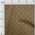 thumbnail image 2 of oneOone Polyester Spandex Brown Fabric Asian Floral Block Craft Projects Decor Fabric Printed By The Yard 56 Inch Wide, 2 of 5
