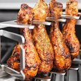 thumbnail image 3 of Support à Brochettes en Acier Inoxydable Support Universel pour Brochettes de Shish Kebab Accessoires de Grillade, 3 of 8